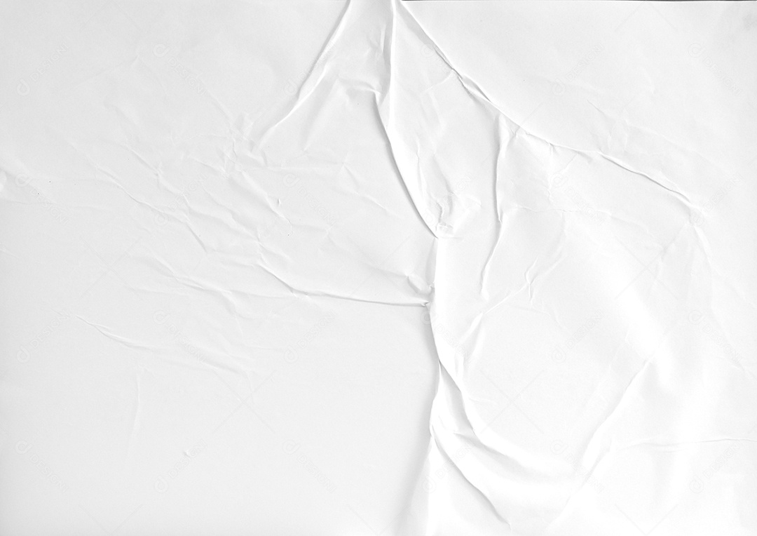 Textura de papel colado e amassado