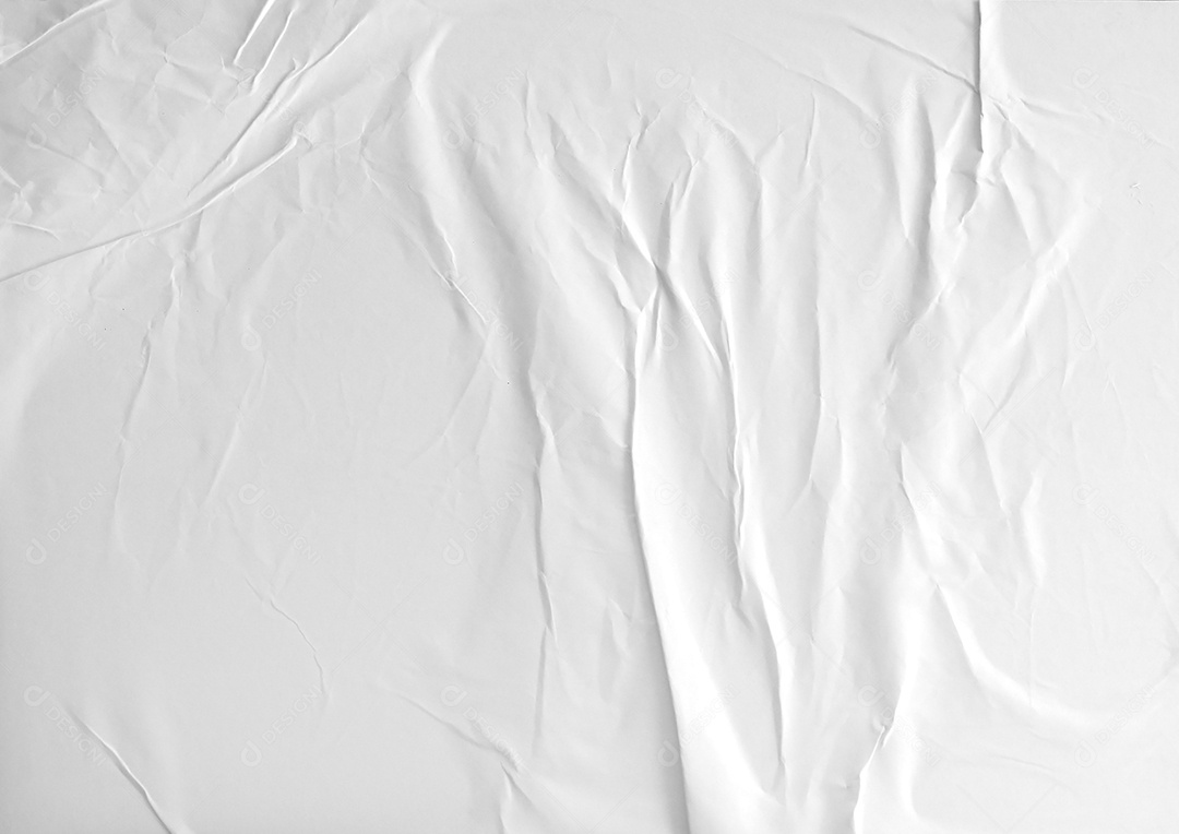 Textura de papel colado e amassado