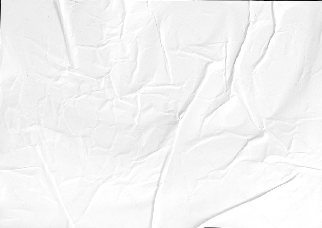 Textura de papel colado e amassado