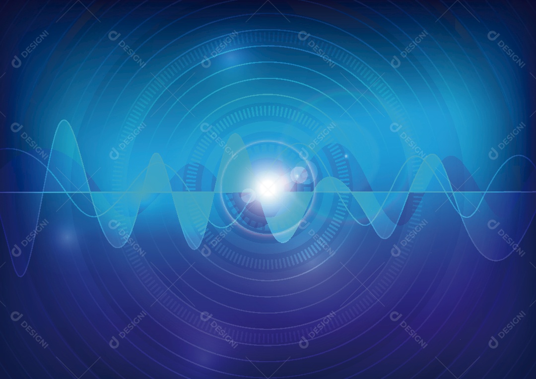 Background Futurista Ilustração Vetor EPS