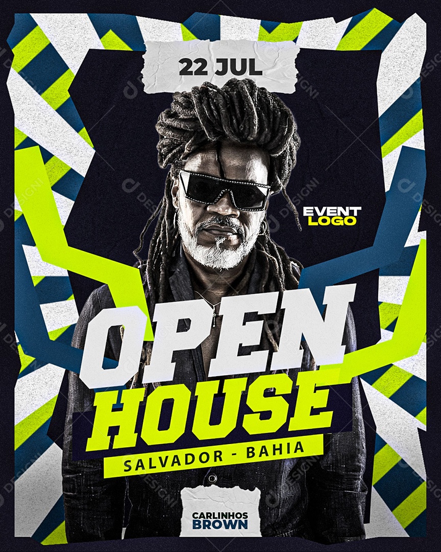 Flyer Para Eventos Profissional e Design Colorido Social Media PSD Editável