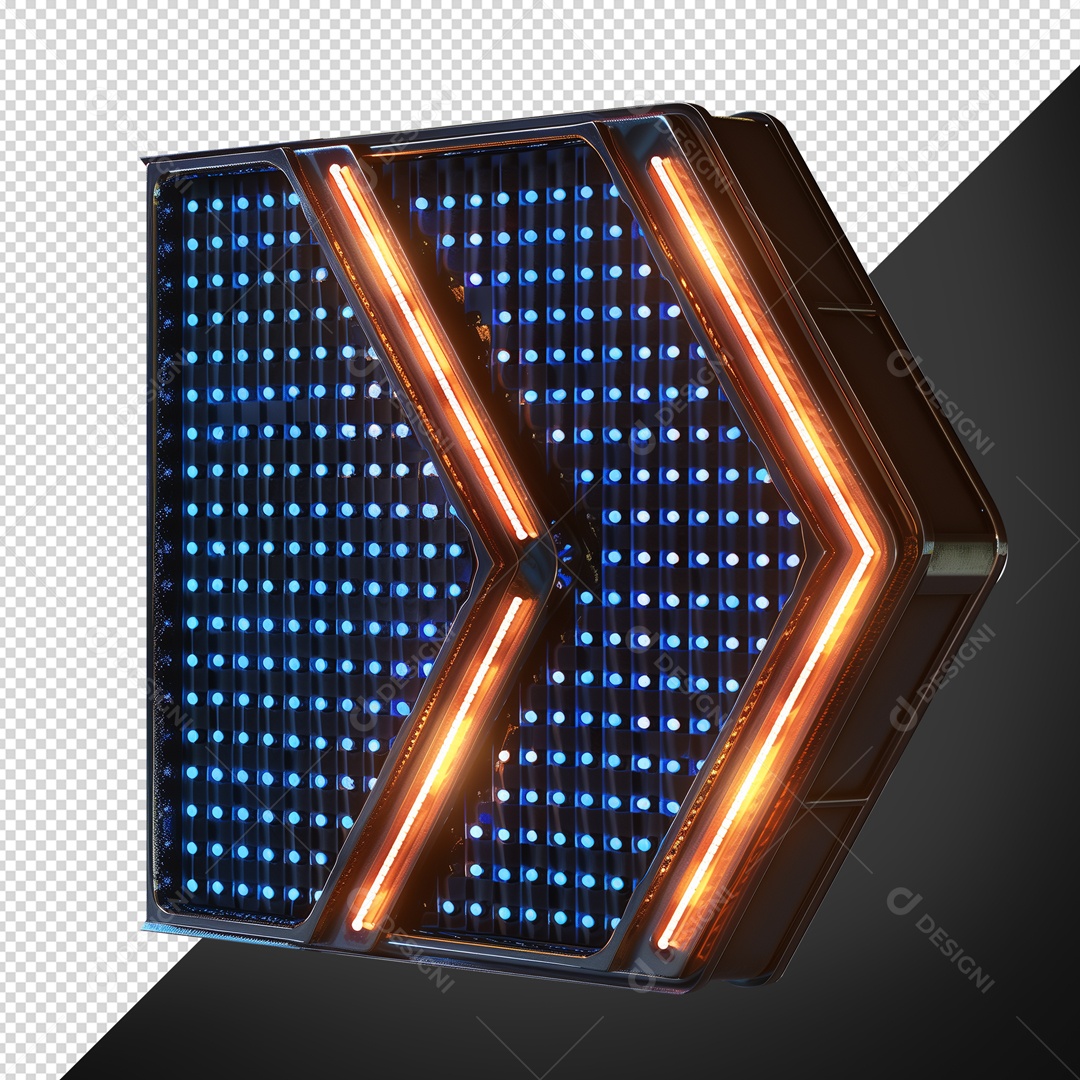 Base de Metal para Shows Elemento 3D para Composição PSD