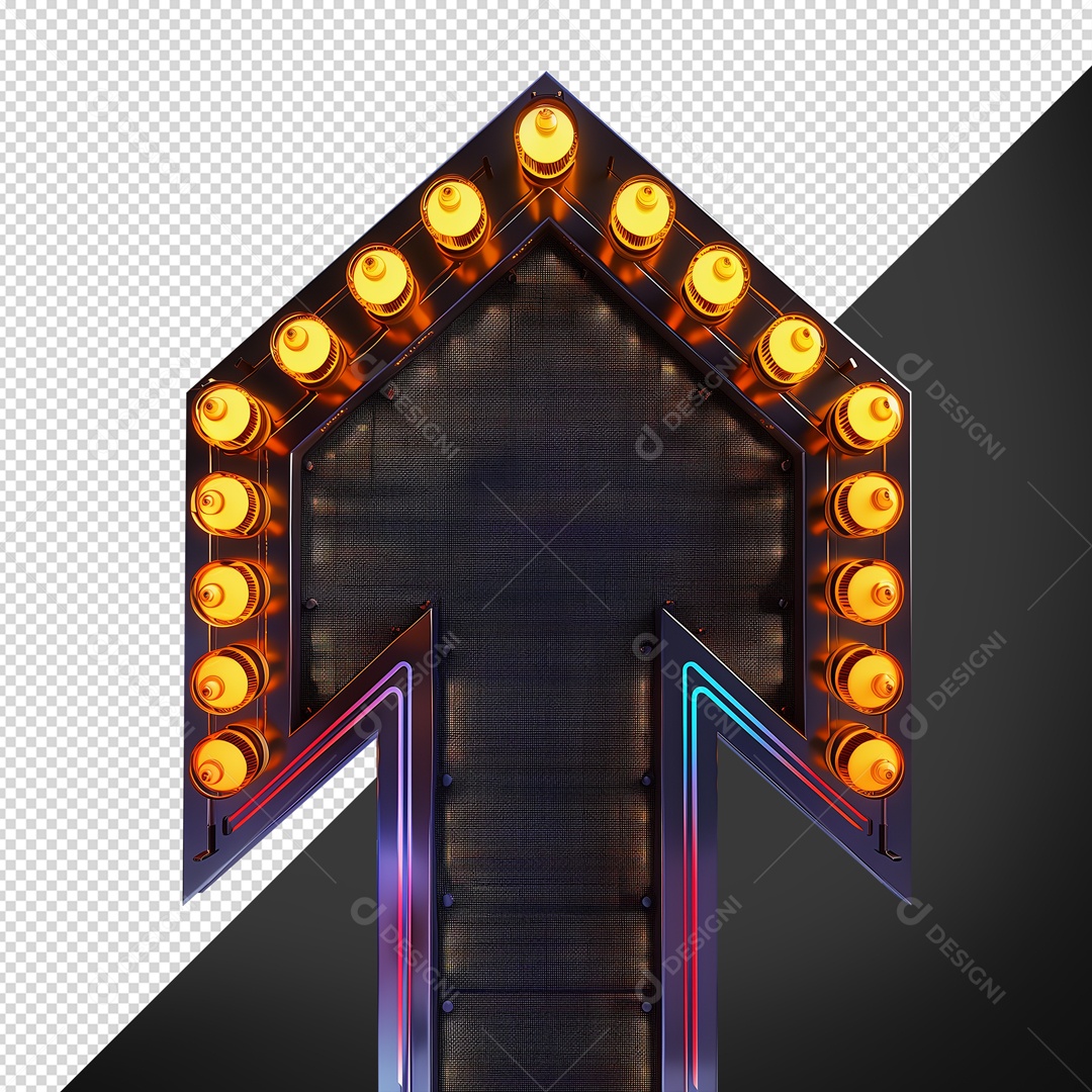 Base de Metal para Shows Elemento 3D para Composição PSD