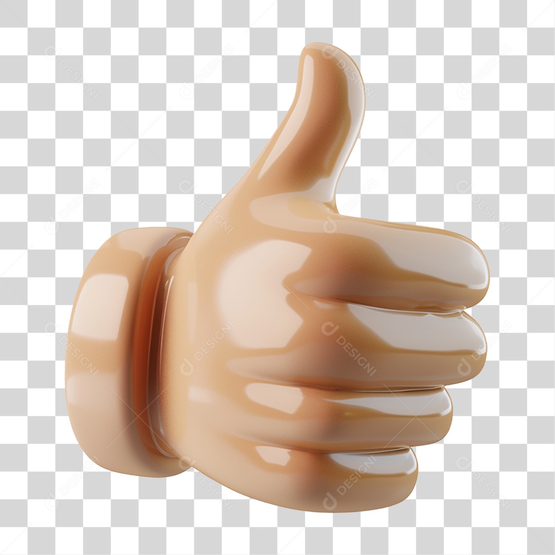 Sinal de Positivo com um Emoji PNG Transparente
