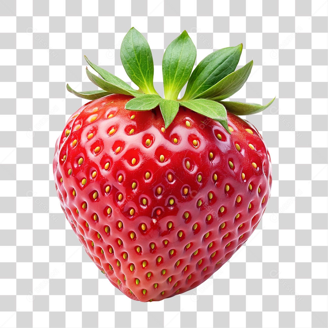 Fruta Morango PNG Transparente