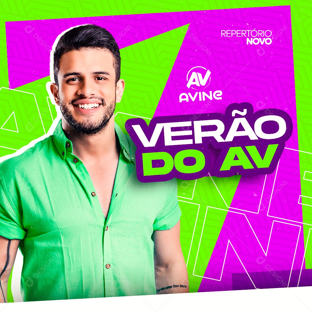 Capa Cd Verão do Av Social Media PSD Editável