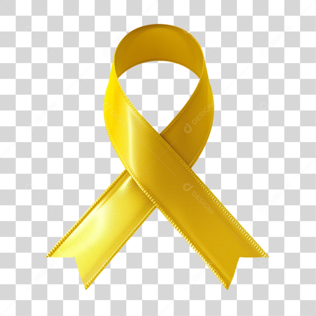 Transparent PNG Yellow Ribbon