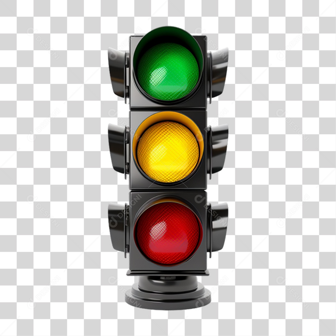 Sinal de Transito Semáforo PNG Transparente