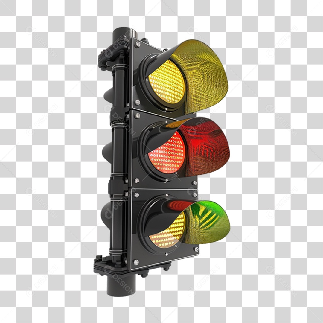 Sinal de Transito Semáforo PNG Transparente
