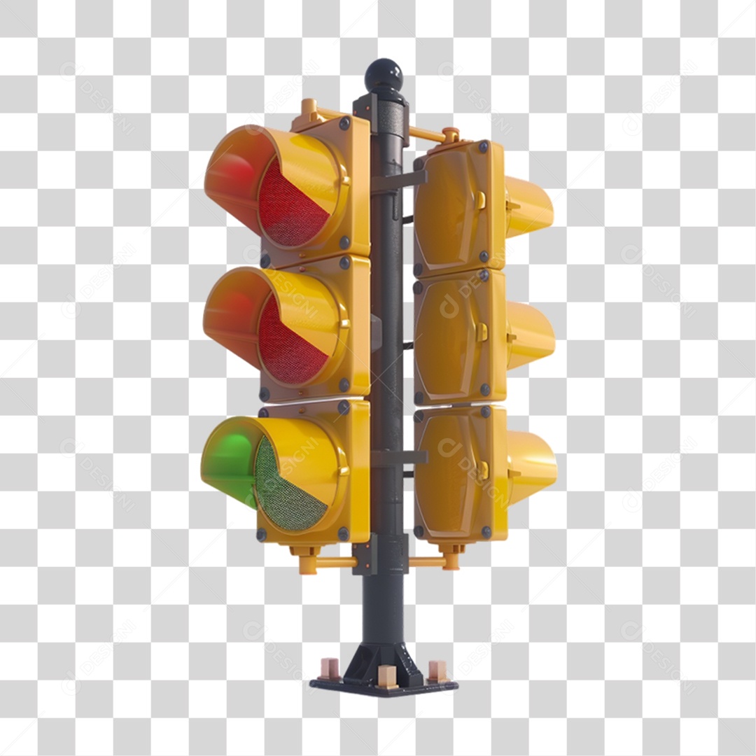 Sinal de Transito Semáforo PNG Transparente