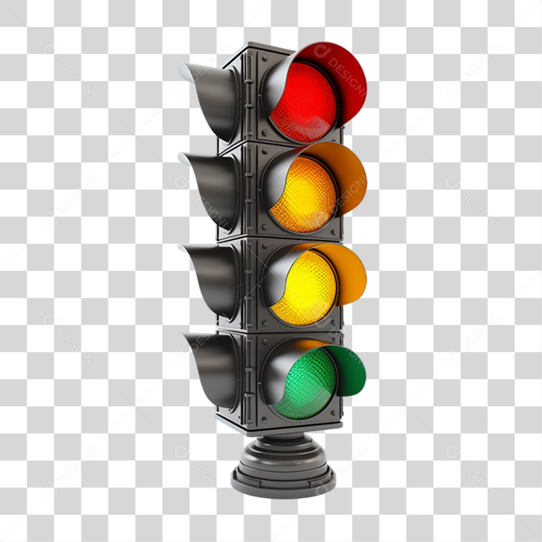 Sinal de Transito Semáforo PNG Transparente