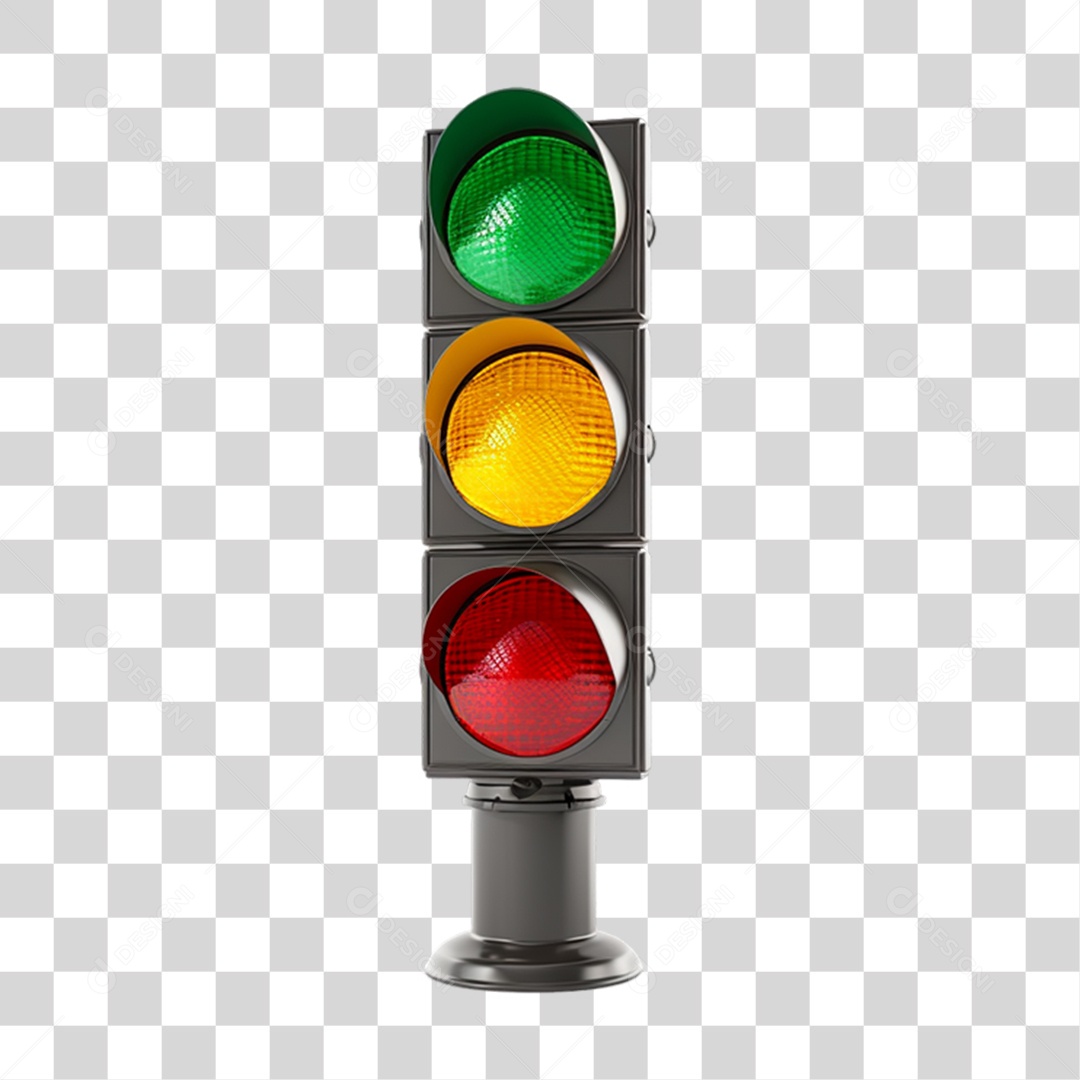 Sinal de Transito Semáforo PNG Transparente