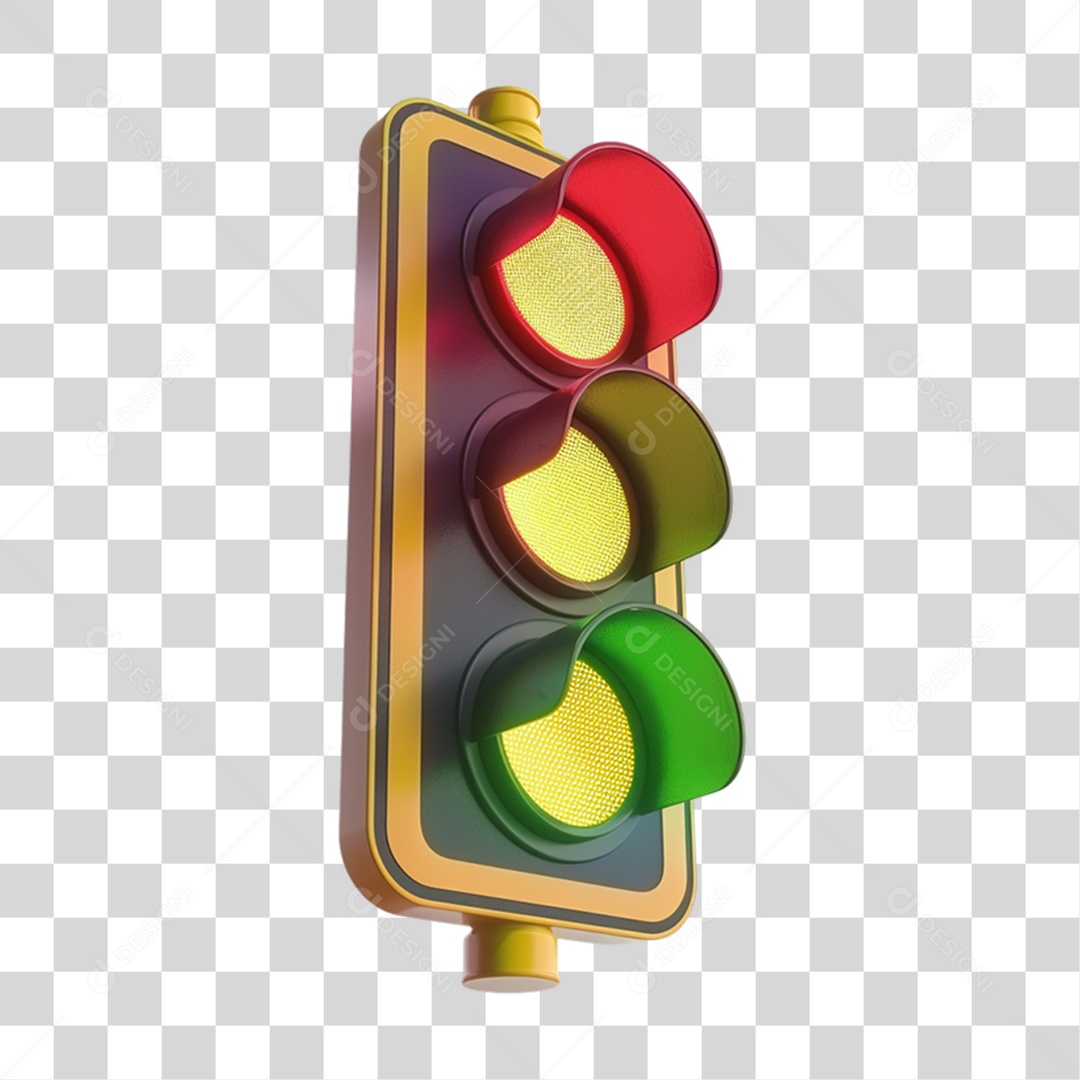 Sinal de Transito Semáforo PNG Transparente