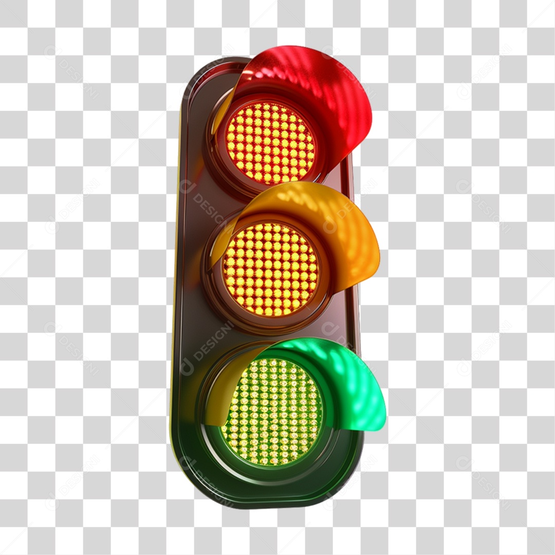 Sinal de Transito Semáforo PNG Transparente