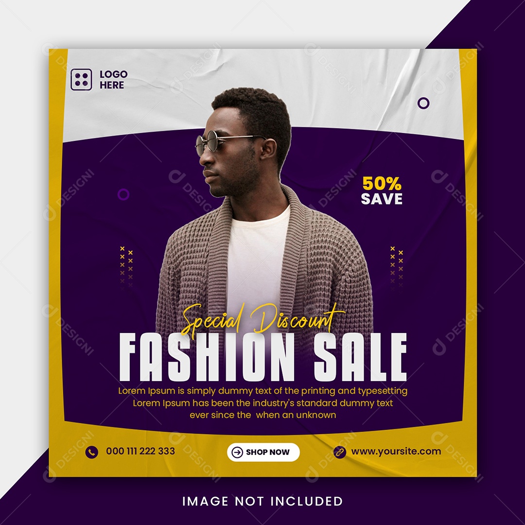 Loja de Roupas Social Media PSD Editável