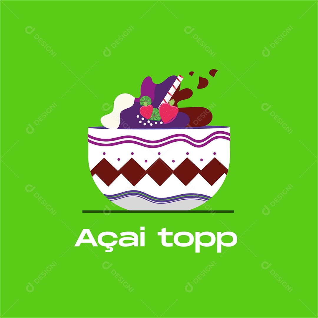 Modelo de Logo de Açoiteira Ilustração AI