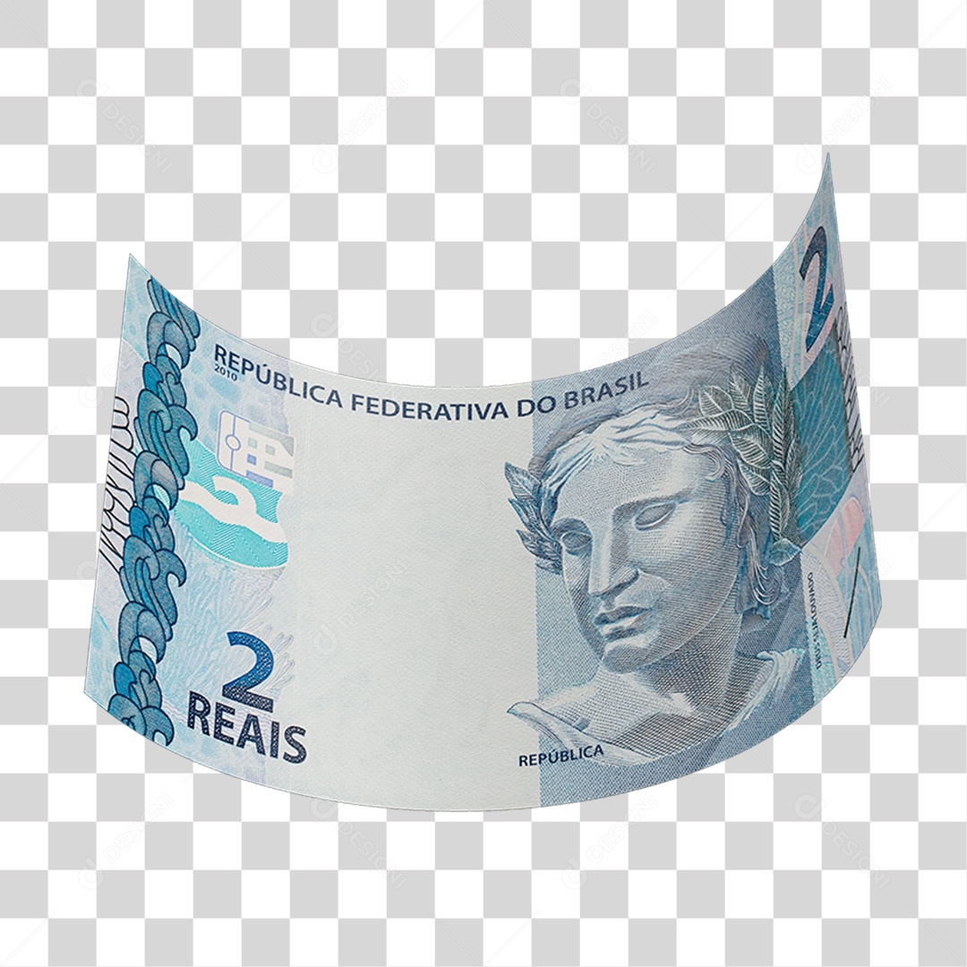 Dinheiro Nota Cédula 2 Reais Real Brasileiro Finança Com Fundo Transparente