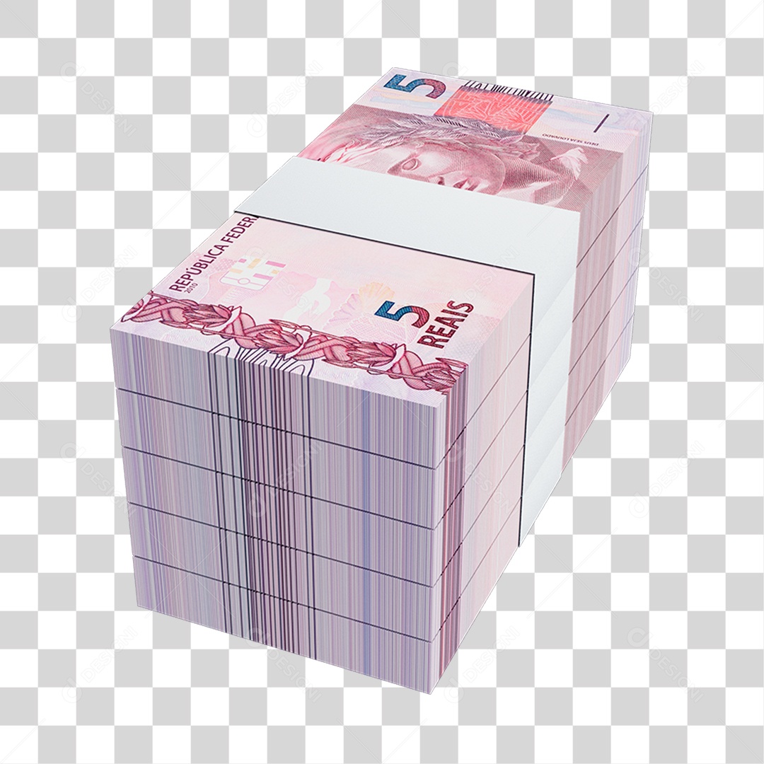 Dinheiro Nota Cédula 5 Reais Real Brasileiro Finança Com Fundo Transparente