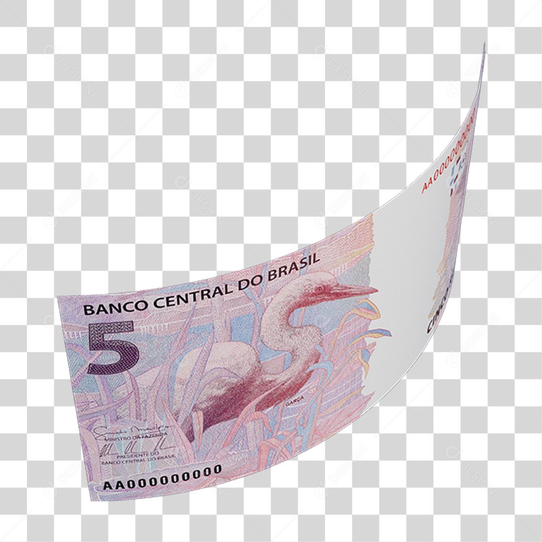 Dinheiro Nota Real Brasileiro PNG Transparente