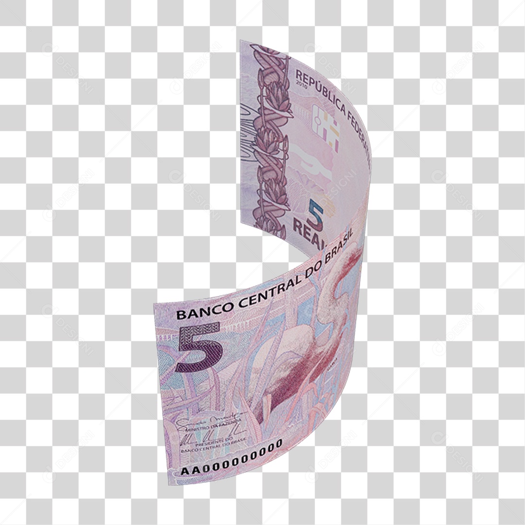 Dinheiro Nota Real Brasileiro PNG Transparente