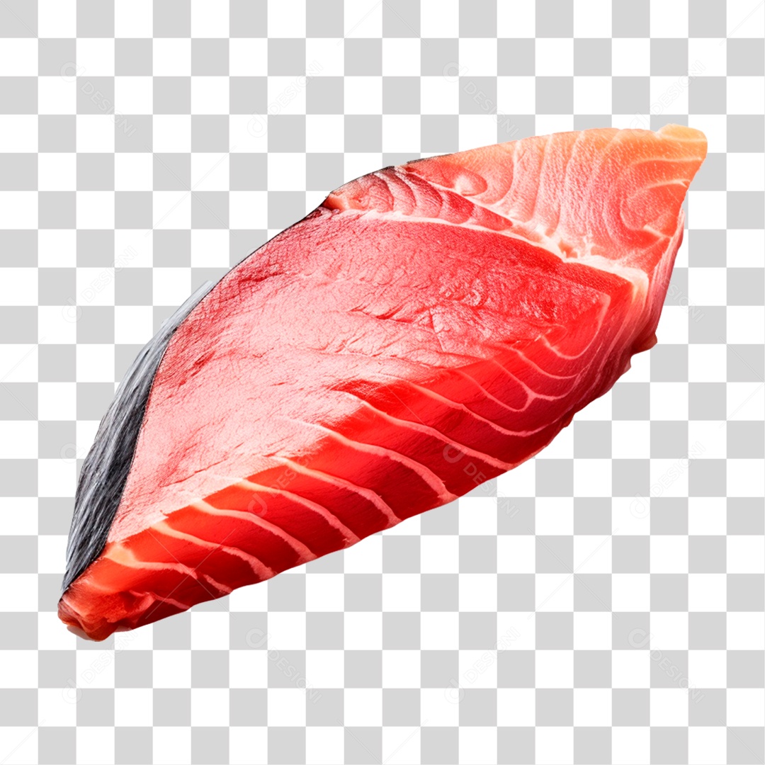 Sushi pedaço de salmão