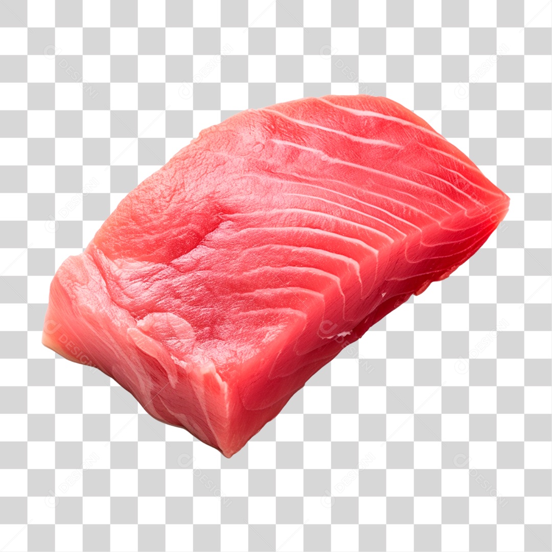 Sushi pedaço de salmão PNG Transparente