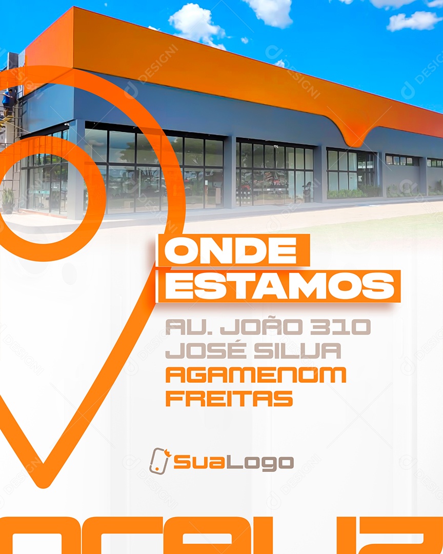 Social Media Eletrônicos Onde Estamos PSD Editável