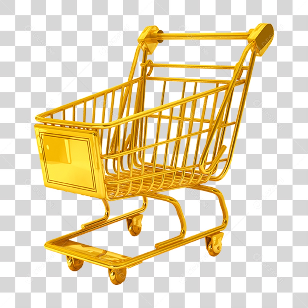 Carrinho de Supermercado PNG Transparente