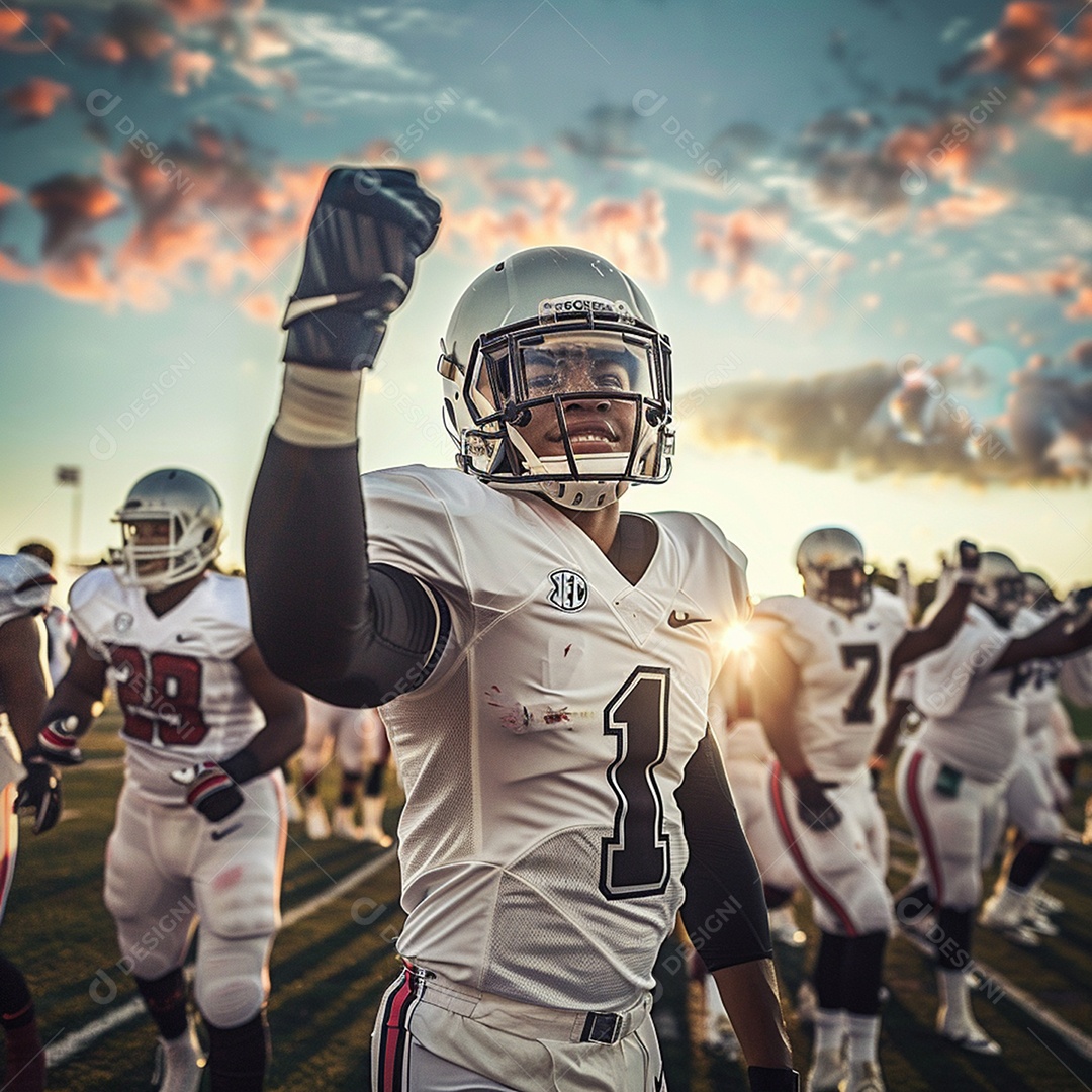 Jogadores de futebol americano