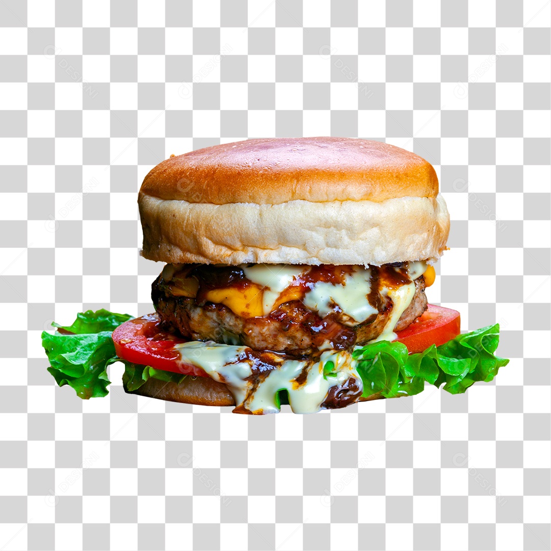 Hambúrguer PNG Transparente