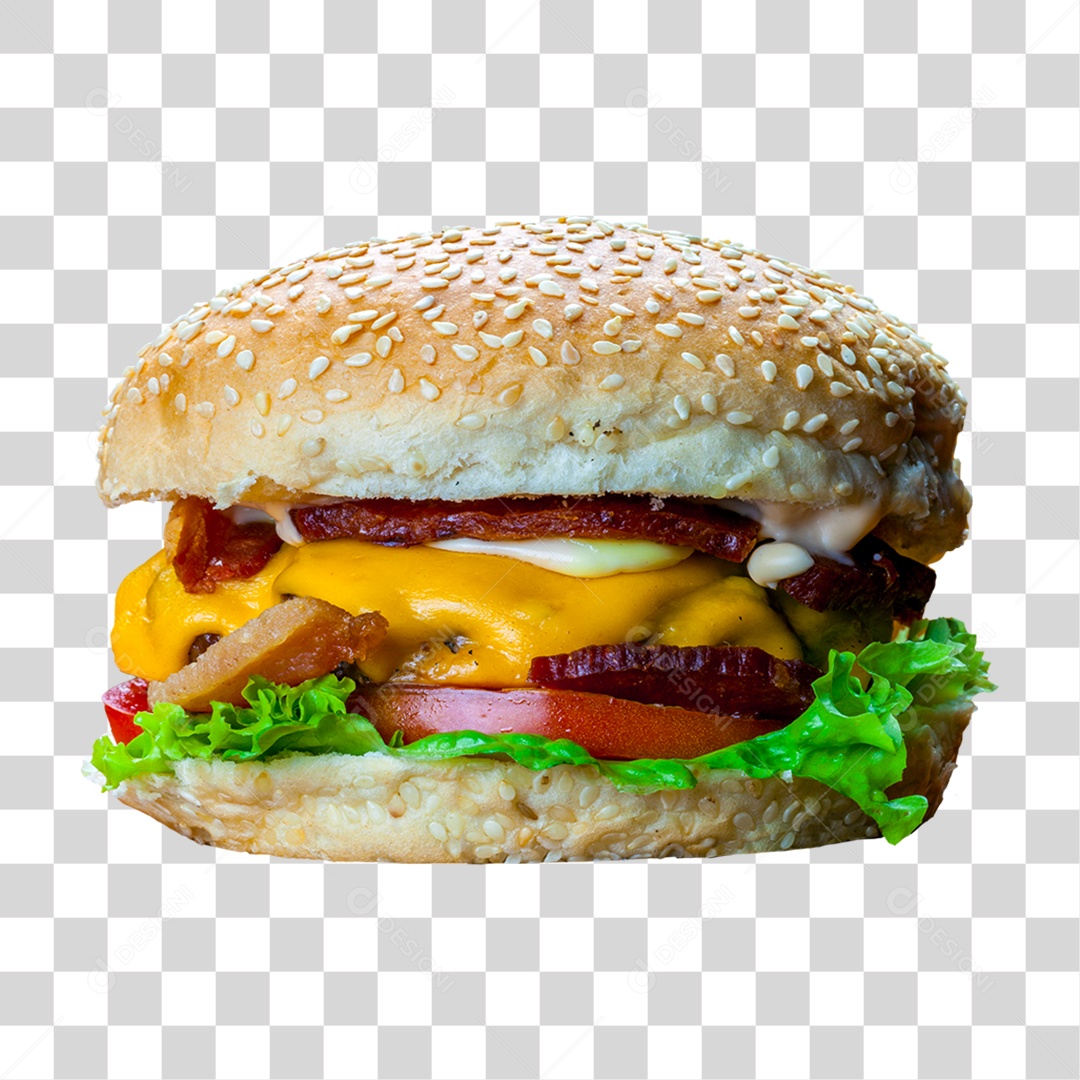 Hambúrguer PNG Transparente