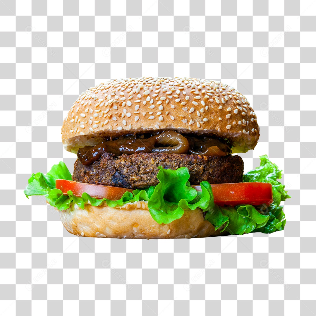 Hambúrguer PNG Transparente