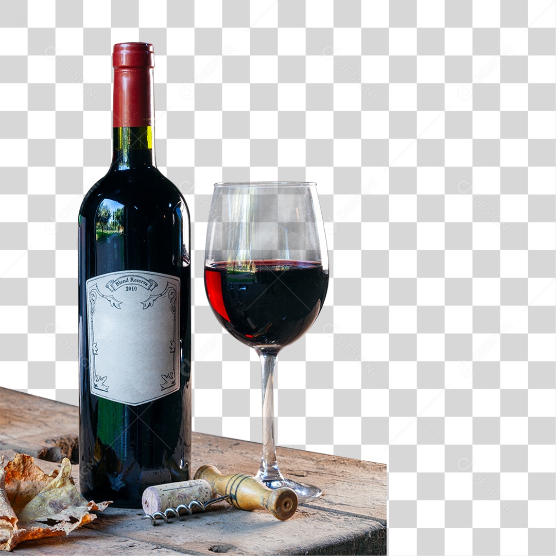 Garrafa de Vinho PNG Transparente