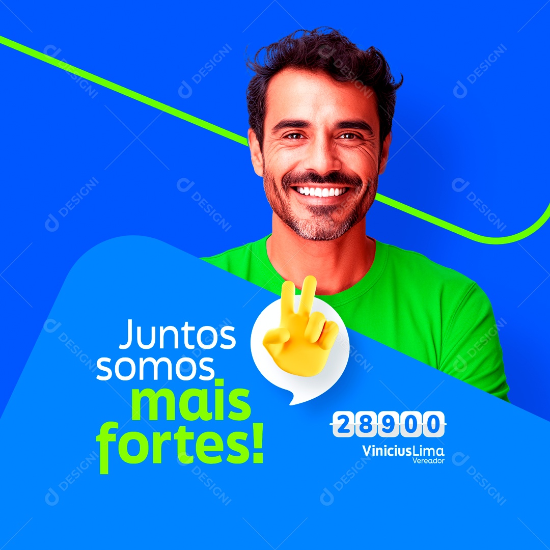 Juntos Somos mais Forte Social Media PSD Editável