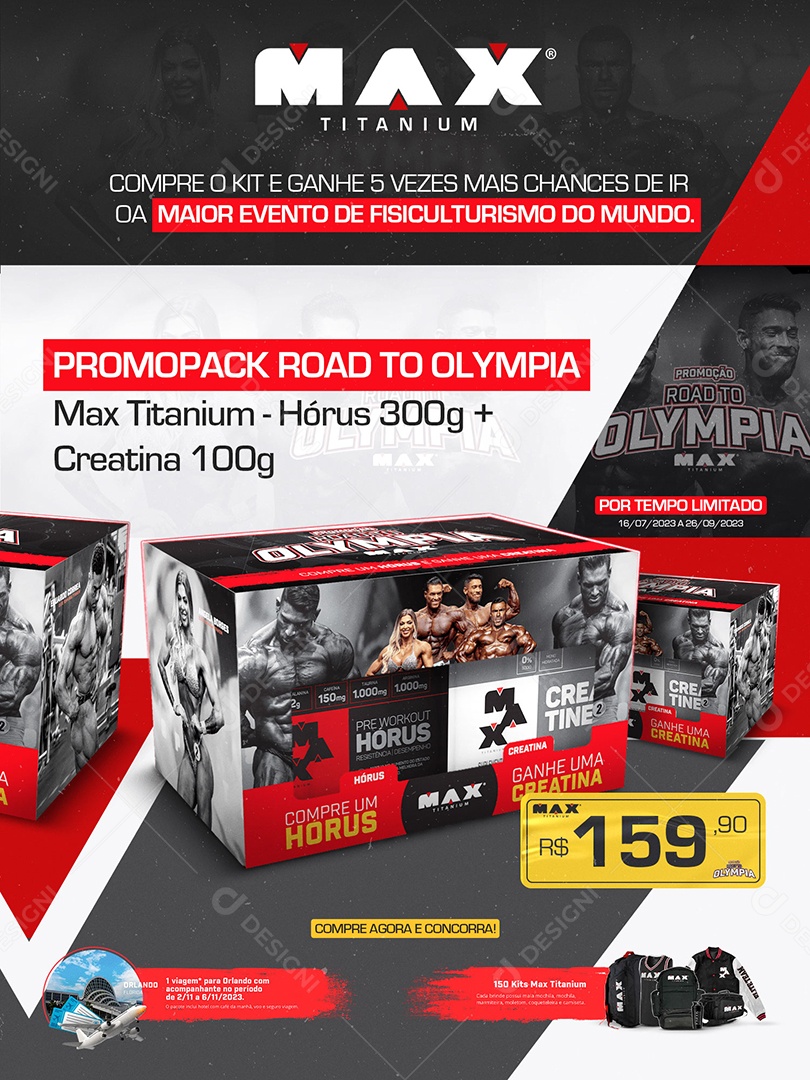 Post Social Media Feed Promopack Road To Olympia Max PSD