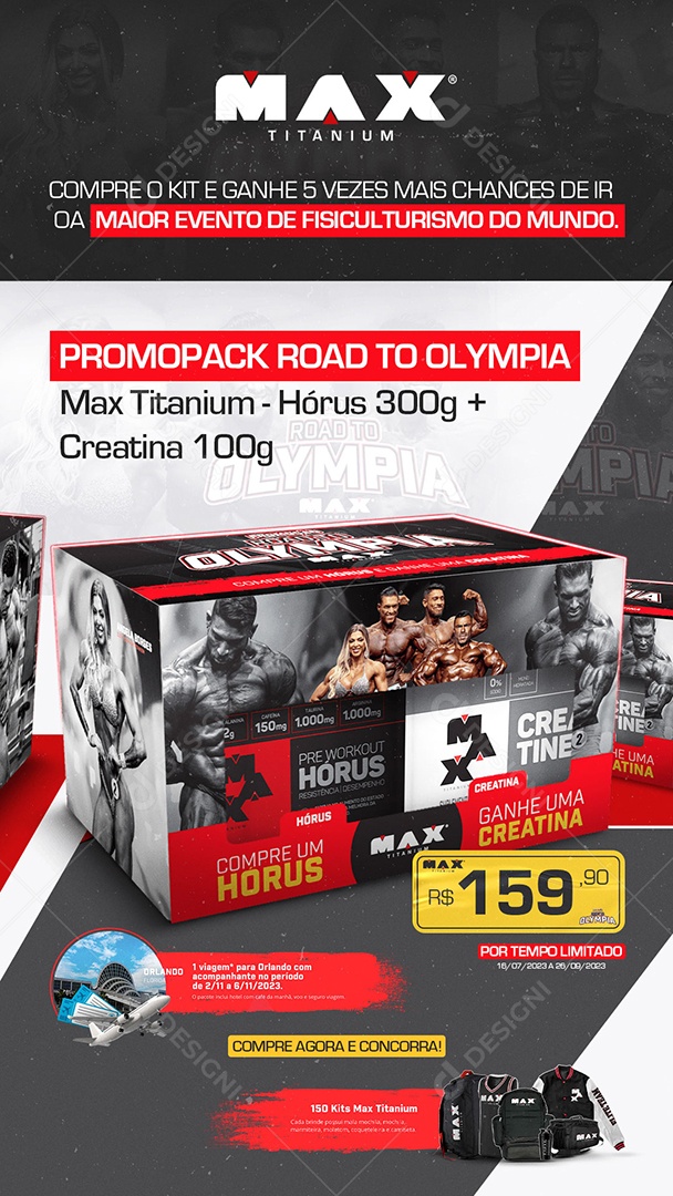 Post Social Media Story Promopack Road To Olympia Max PSD