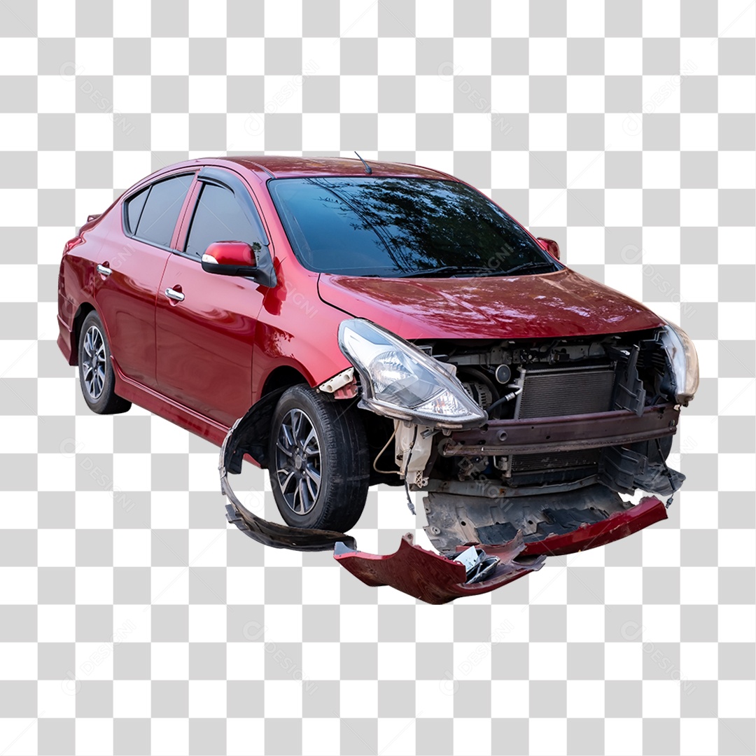 Carros Batidos Funilaria PNG Transparente