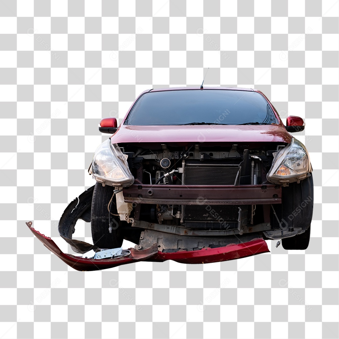 Carros Batidos Funilaria PNG Transparente