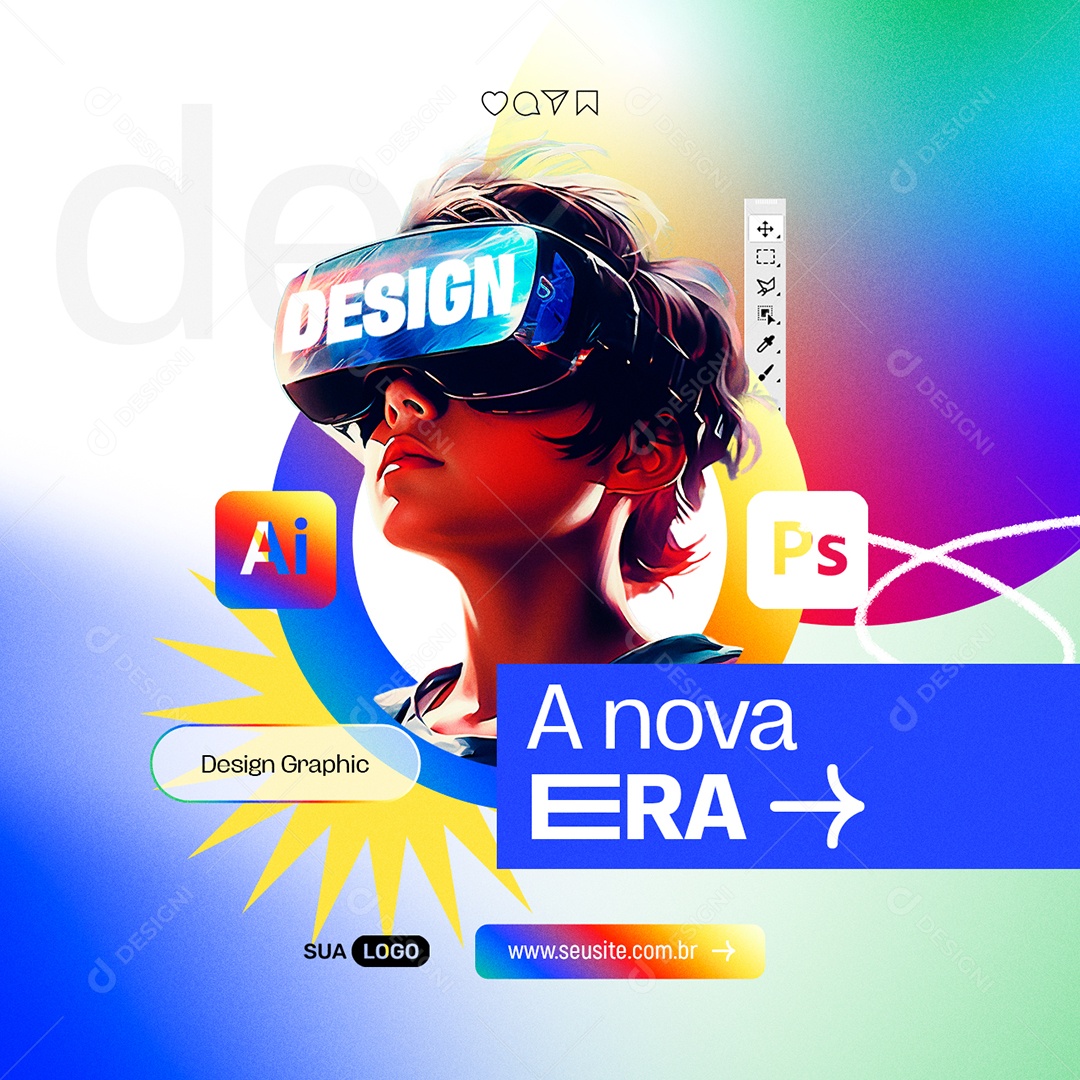 Design Graphic A Nova Era Social Media PSD Editável