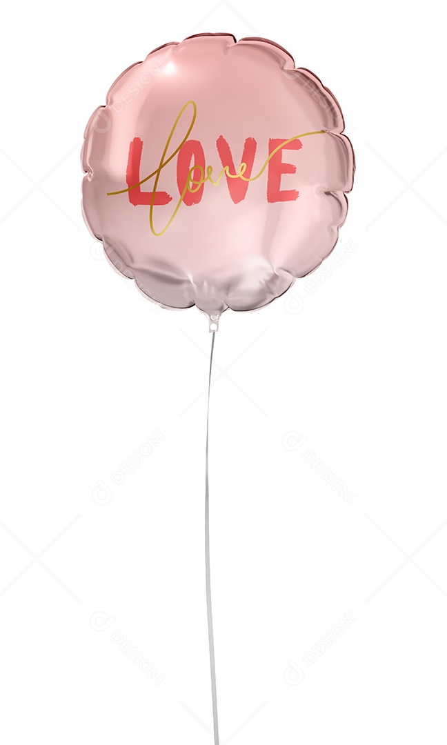 Balão Mockup PSD Editável