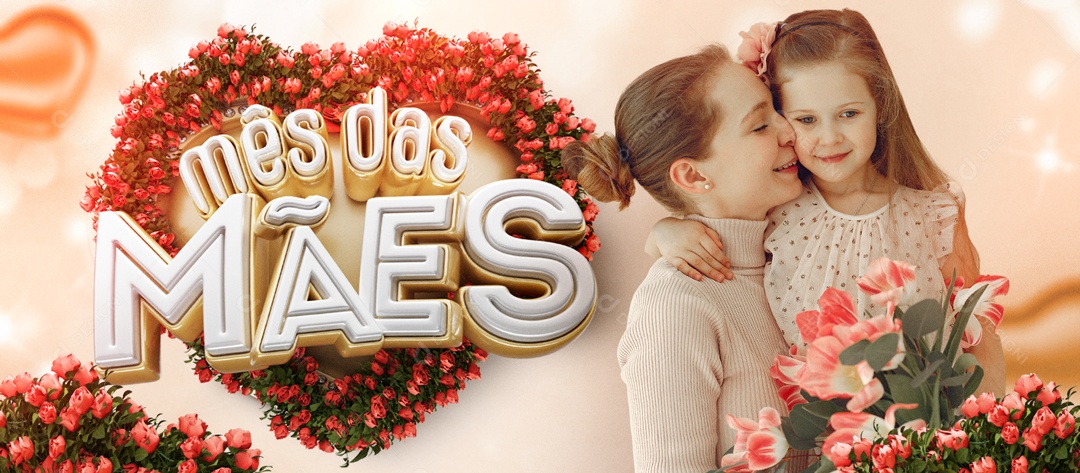 Banner Mês das Mães 12 de Maio Social Media PSD Editável