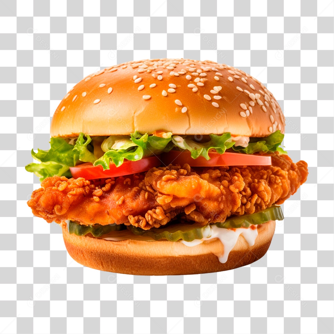 Hambúrguer PNG Transparente