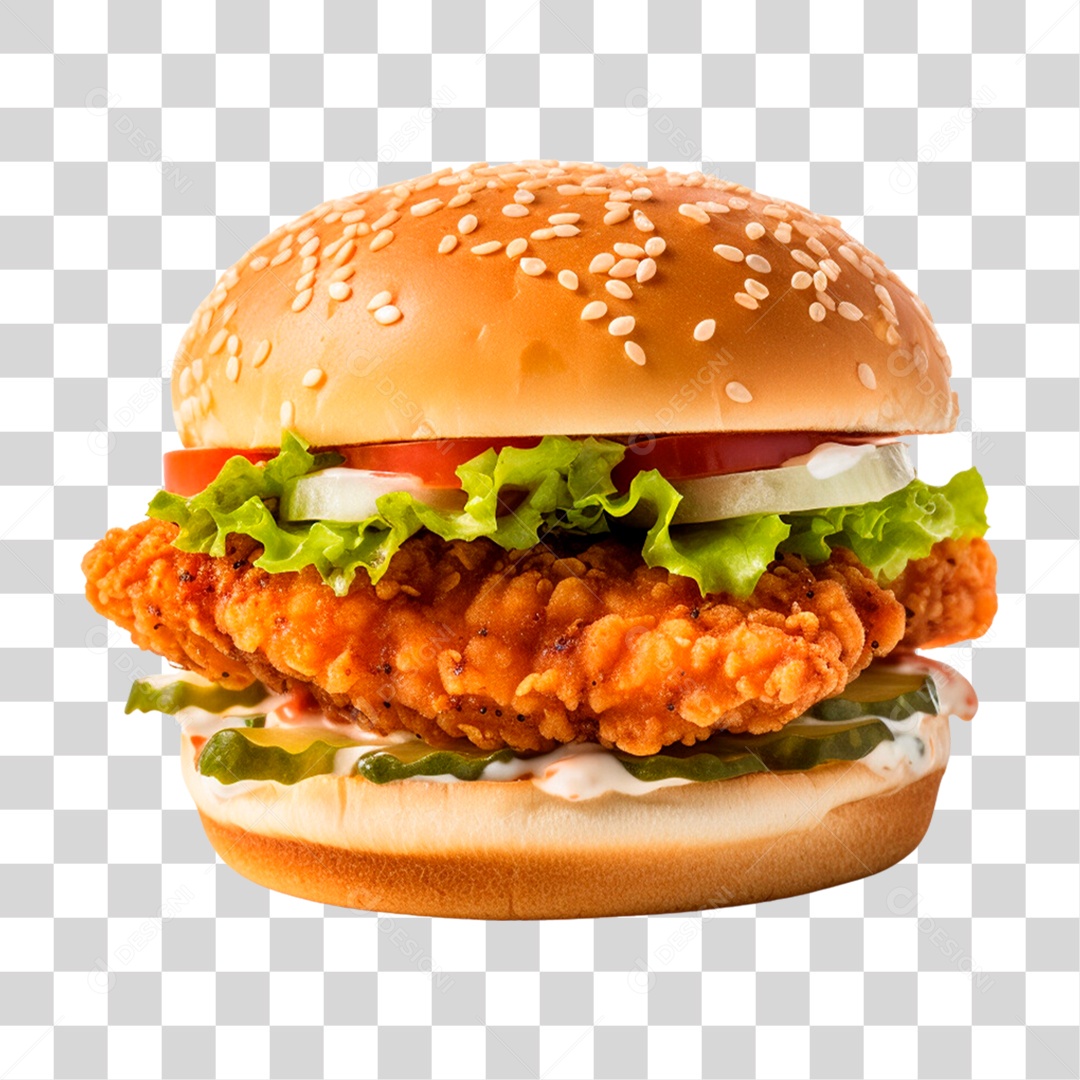 Hambúrguer PNG Transparente