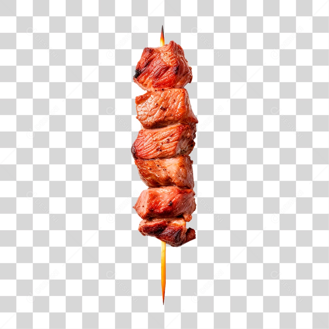 Espetinho de Carne PNG Transparente