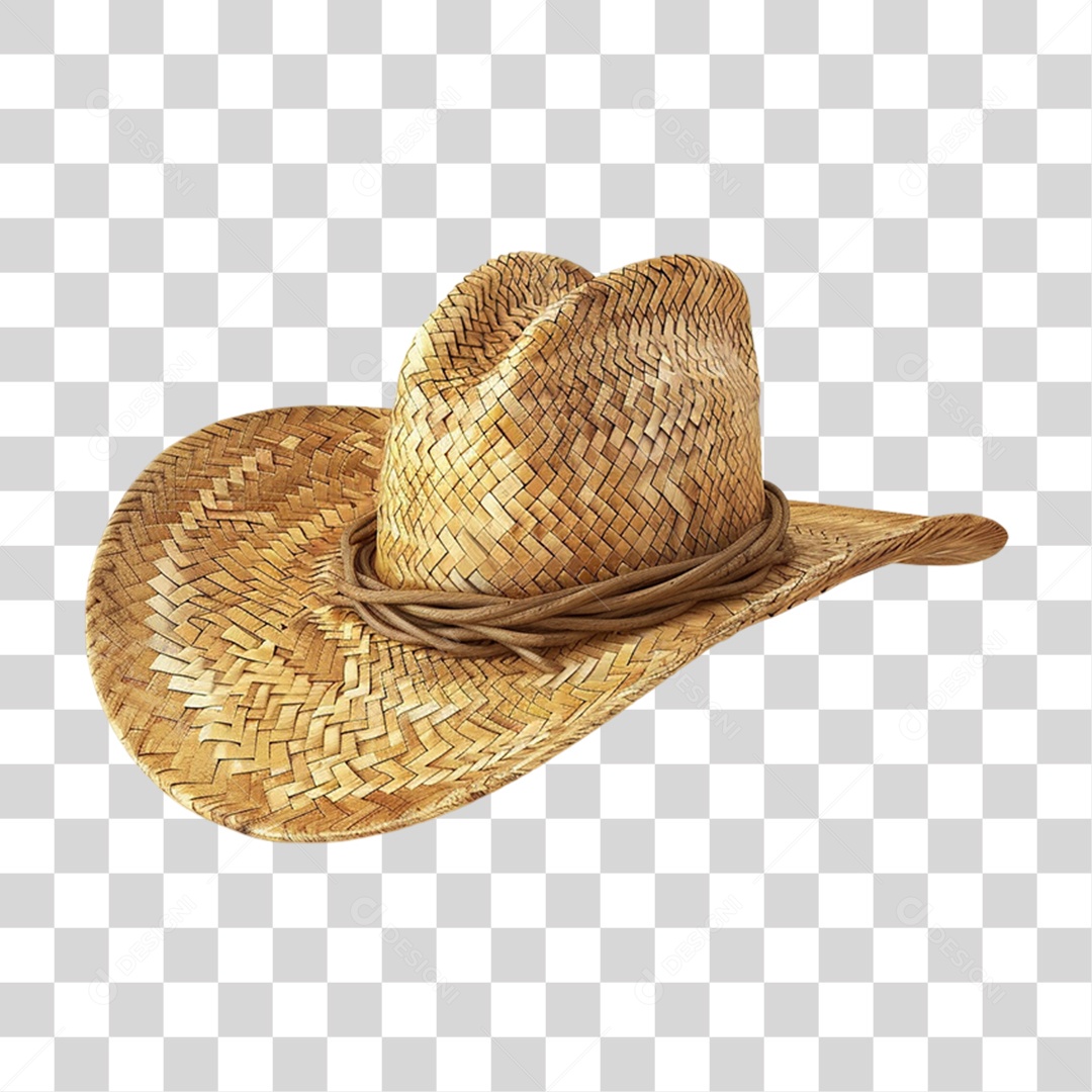Chapéu de Palha PNG Transparente