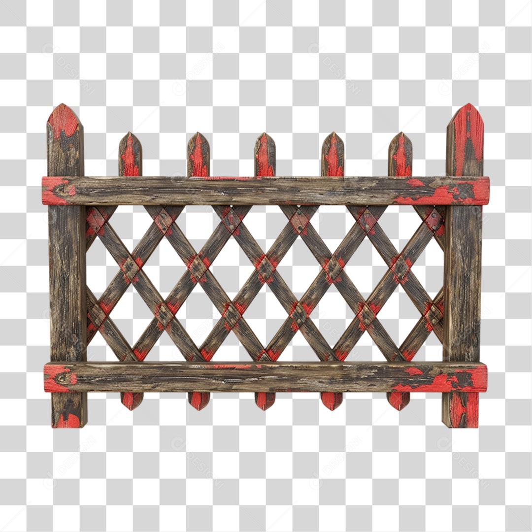 Cerca de Madeira PNG Transparente