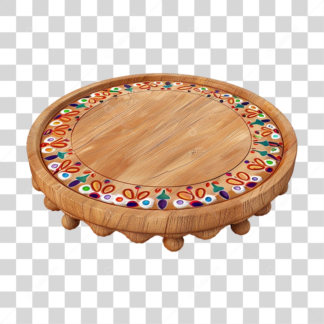 Podium de Madeira PNG Transparente