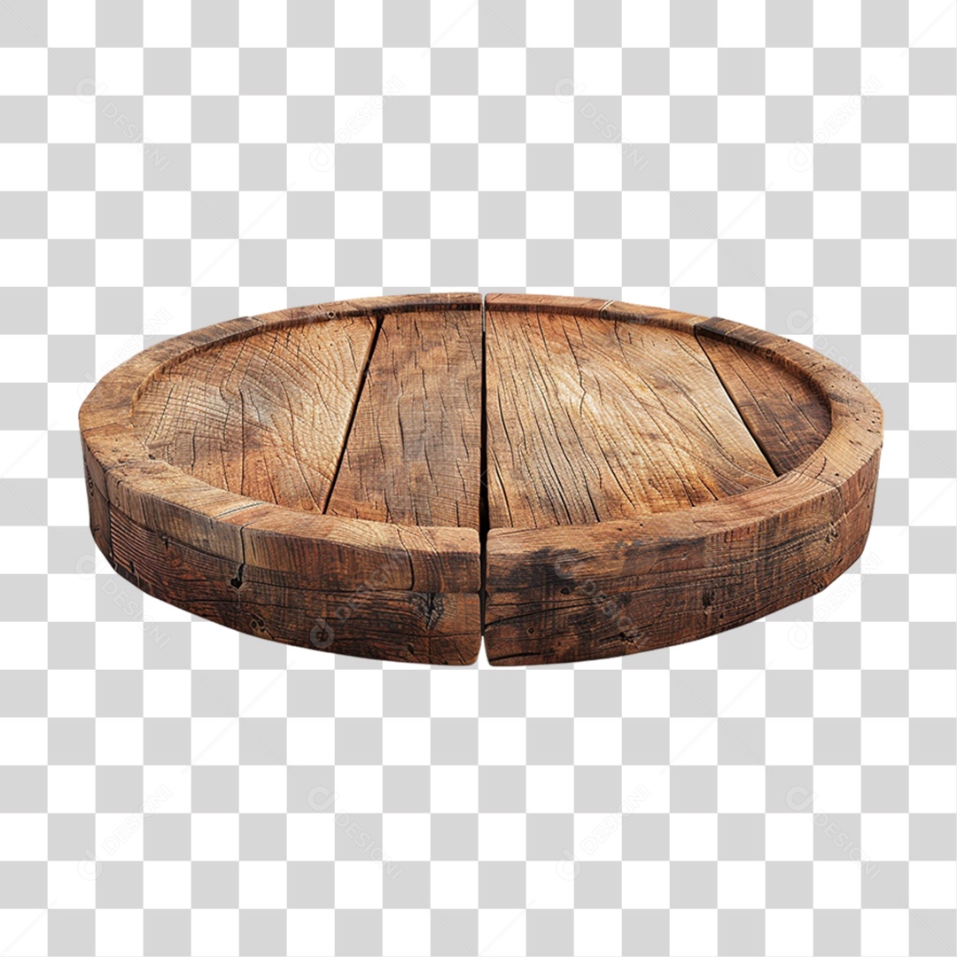 Podium de Madeira PNG Transparente