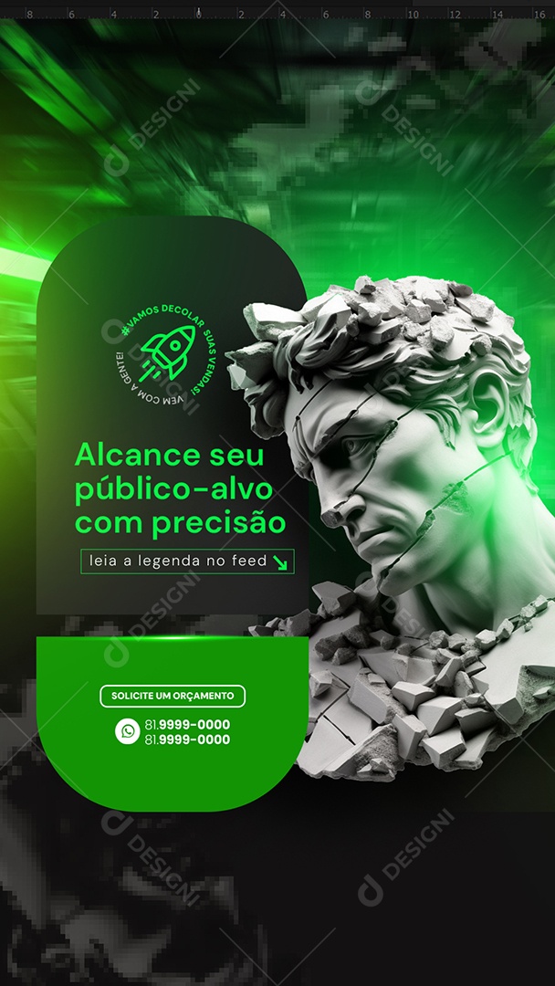 Story Alcance seu Público-Alvo com Precisão Social Media PSD Editável