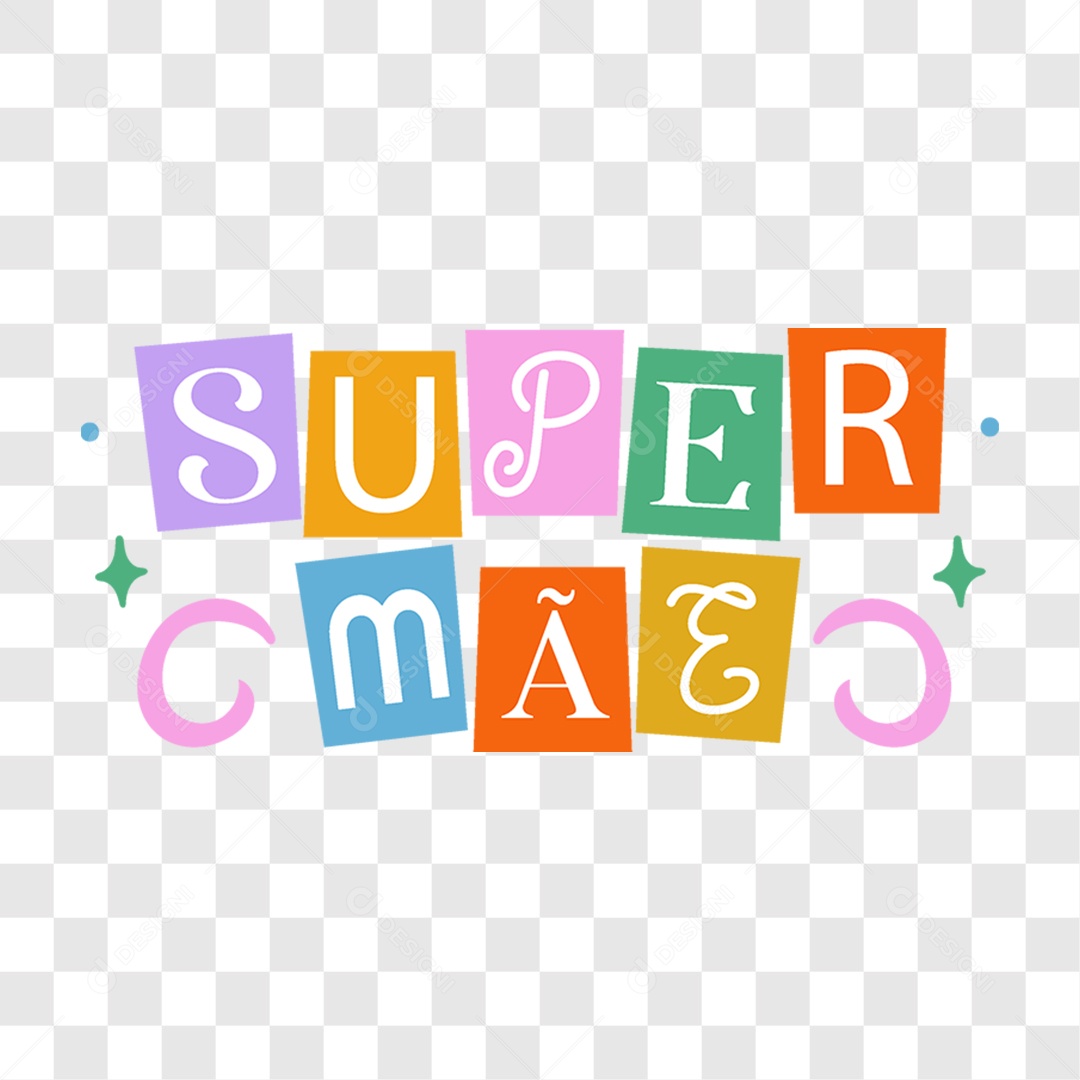 Mother's Day Lettering PNG